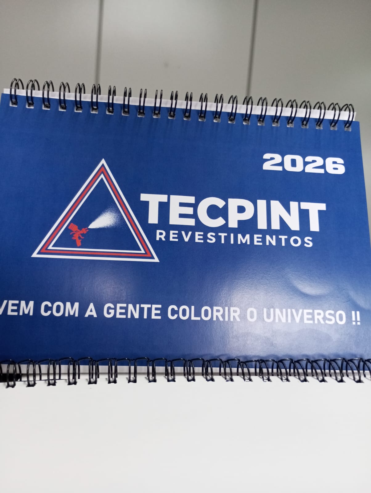 Calendário de mesa personalizado